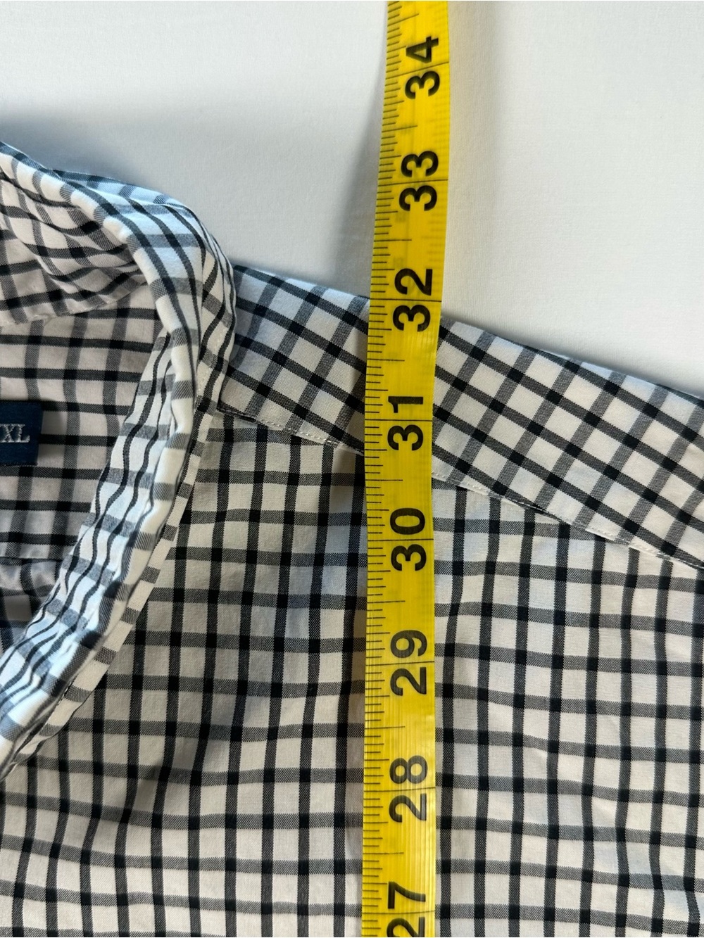 Ralph Lauren Classic Fit Shirt Mens XXL Black White Check Gingham Cotton - Picture 10 of 13